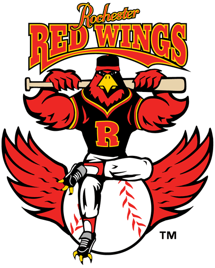 Rochester Red Wings 1997-2004 Alternate Logo vinyl decal